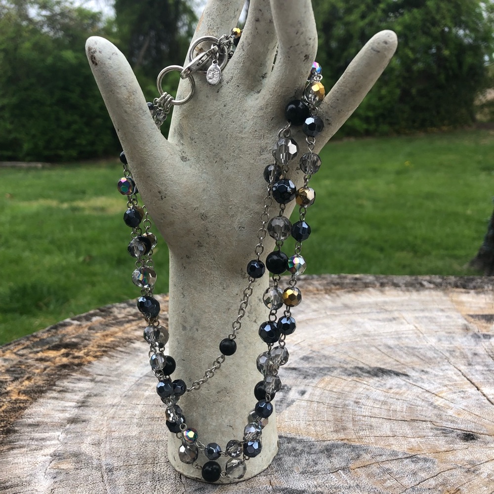 Cookie Lee multi strand necklace.
